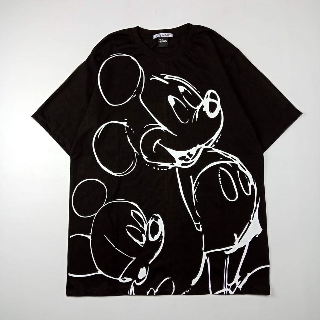 Jual kaos Zara Disney / Mickey ballon / baju Zara wanita / tshirt Zara ...