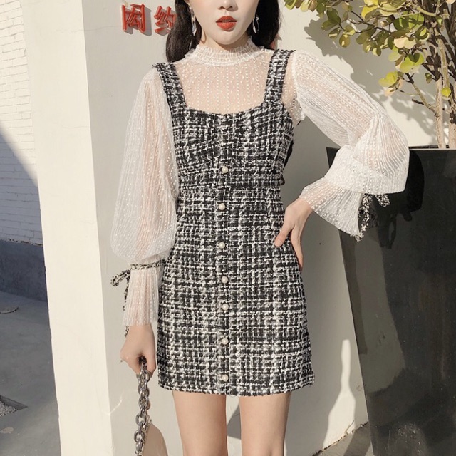 Dress korea clearance shopee