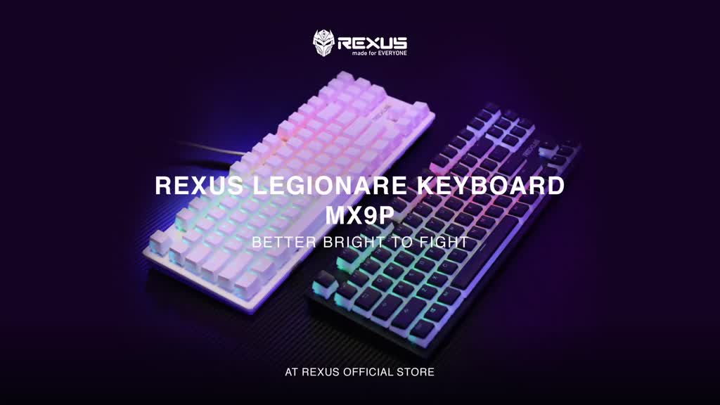 Jual Rexus MX9P / MX9 Pudding TKL RGB Gaming Keyboard | Shopee Indonesia