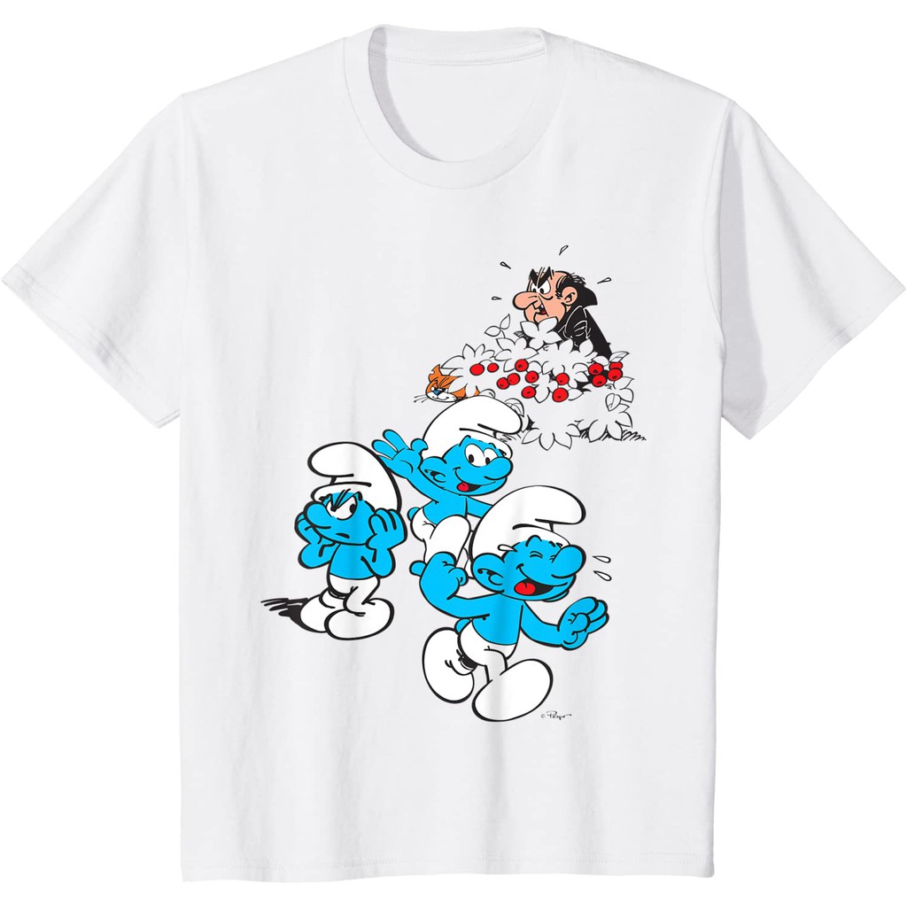 The Smurfs Jungen T-Shirt - Offizielles Schlümpfe Play To Win Shirt