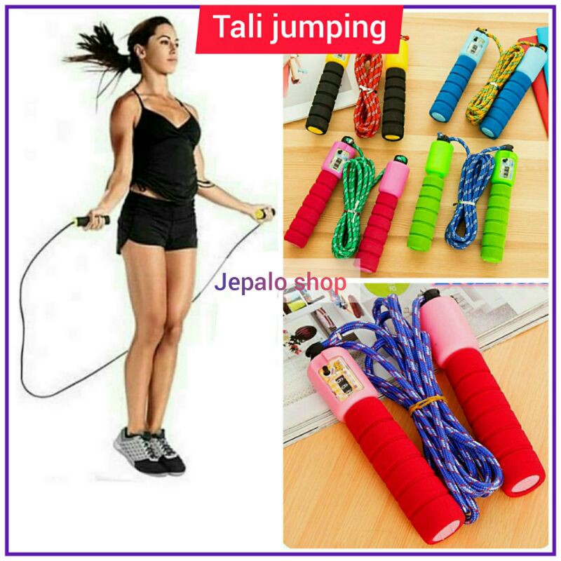 Jual makassar TALI JUMPING LONCAT LOMPAT JUMP ROPE JAMPING SKIPPING ...