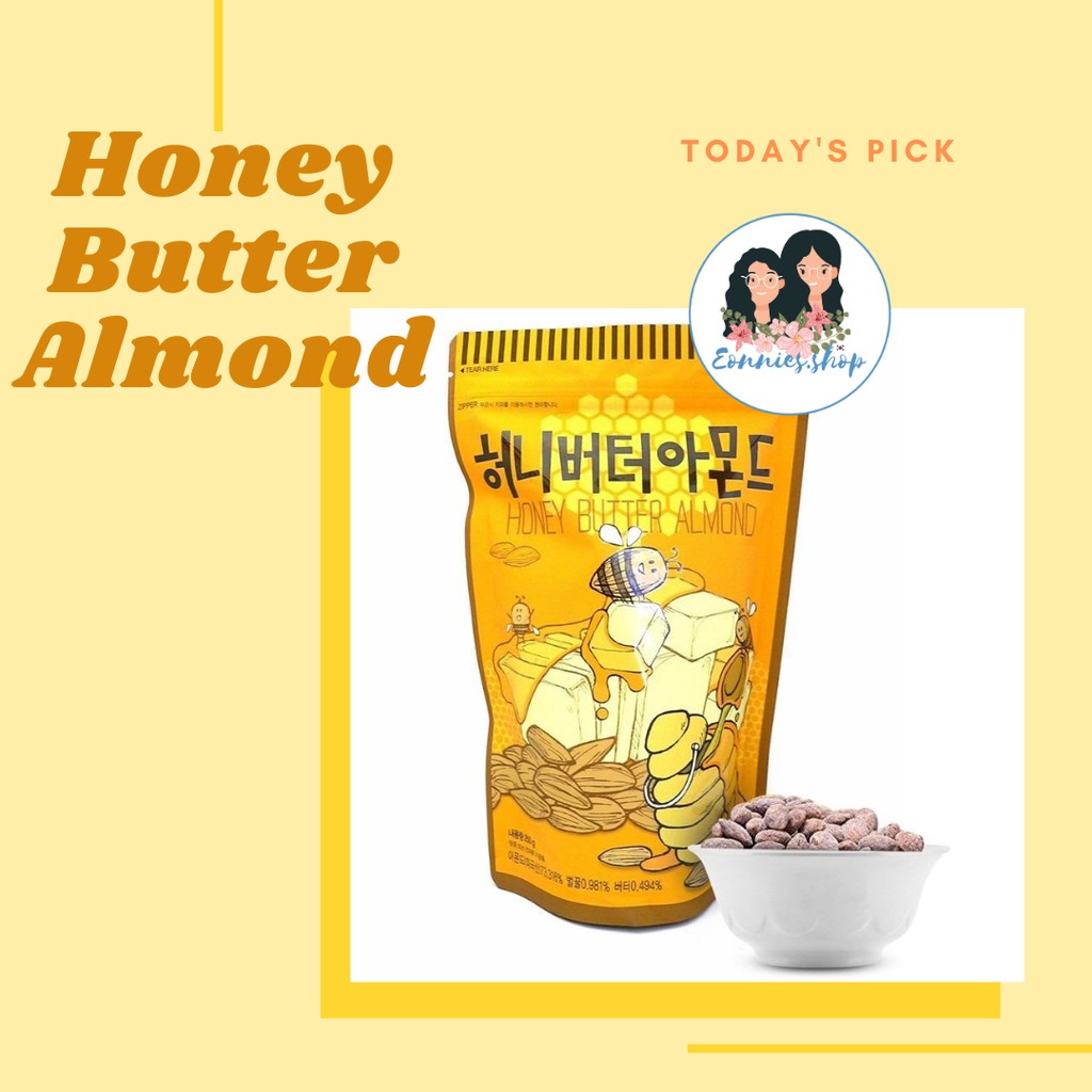 Jual HONEY BUTTER ALMOND 210gr / 130gr Tom's Farm KOREA SNACK