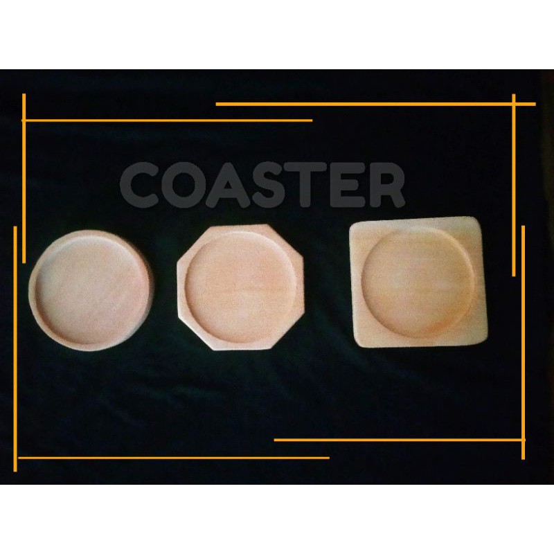 Jual Coaster Kayu / Tatakan Gelas Kayu / Alas Gelas / Coakan Kayu ...
