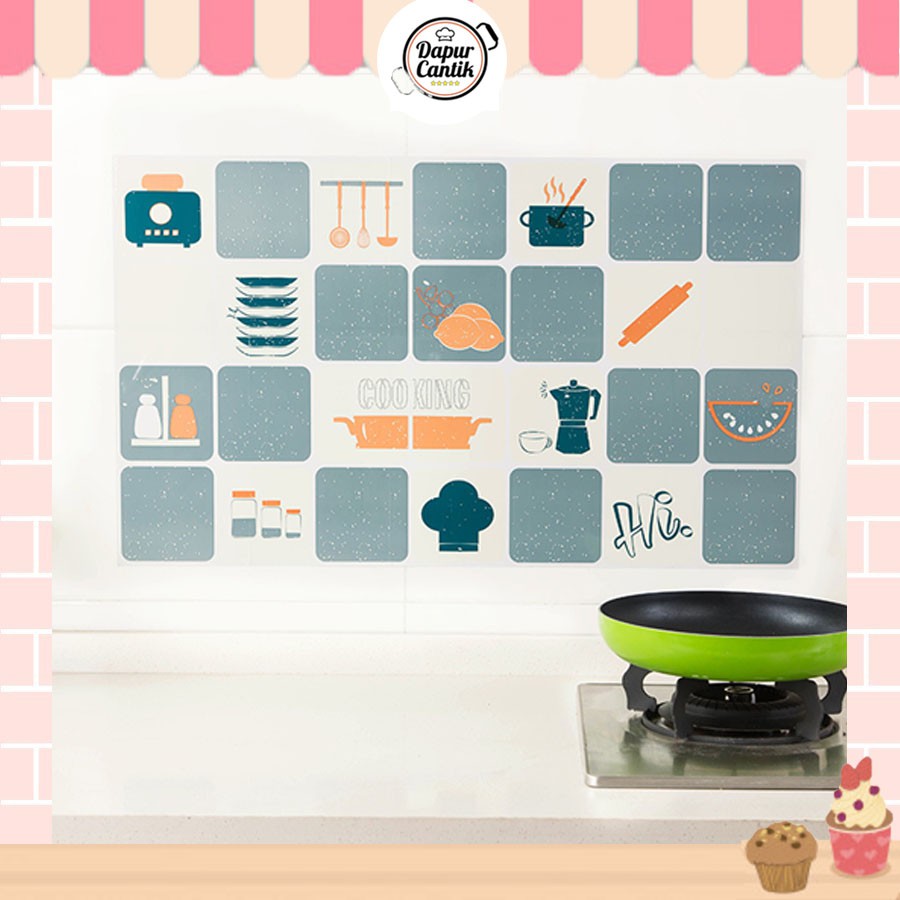 Jual DapurCantik Stiker Dinding Dapur Wall Sticker Anti Minyak Tahan ...