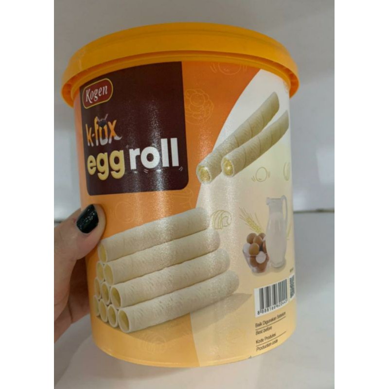 Jual Kogen K Fox Egg Roll Biskuit Cookies Rasa Telur 250 g | Shopee ...