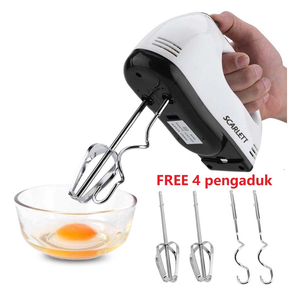 Jual Mixer Tangan Super Hand Mixer Elektrik Pengaduk 7 Kecepatan