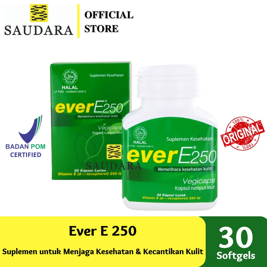 Jual Ever E 250 Iu 30 Kapsul Shopee Indonesia 7239