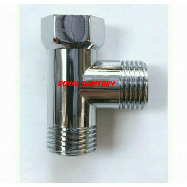 Jual Nepel T Kuningan Chrome Nepel Tee Kran T Sambungan Fitting Nepel