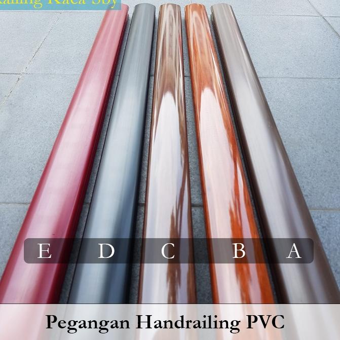 Jual Bisa Cod Handrailing Pvc Pegangan Railing Tangga Warna Coklat