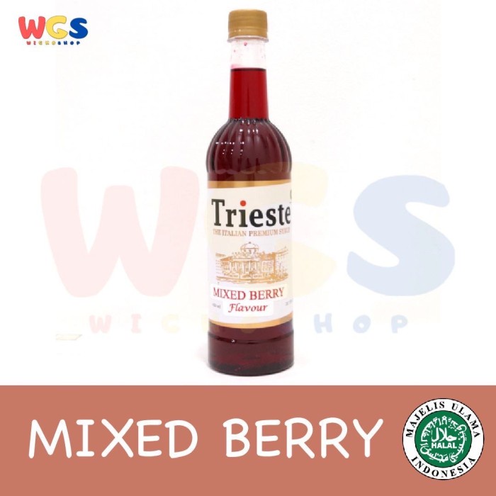 Jual Trieste Sirup Mixed Berry - Sirup Rasa Mixed Berry - 650 ml ...
