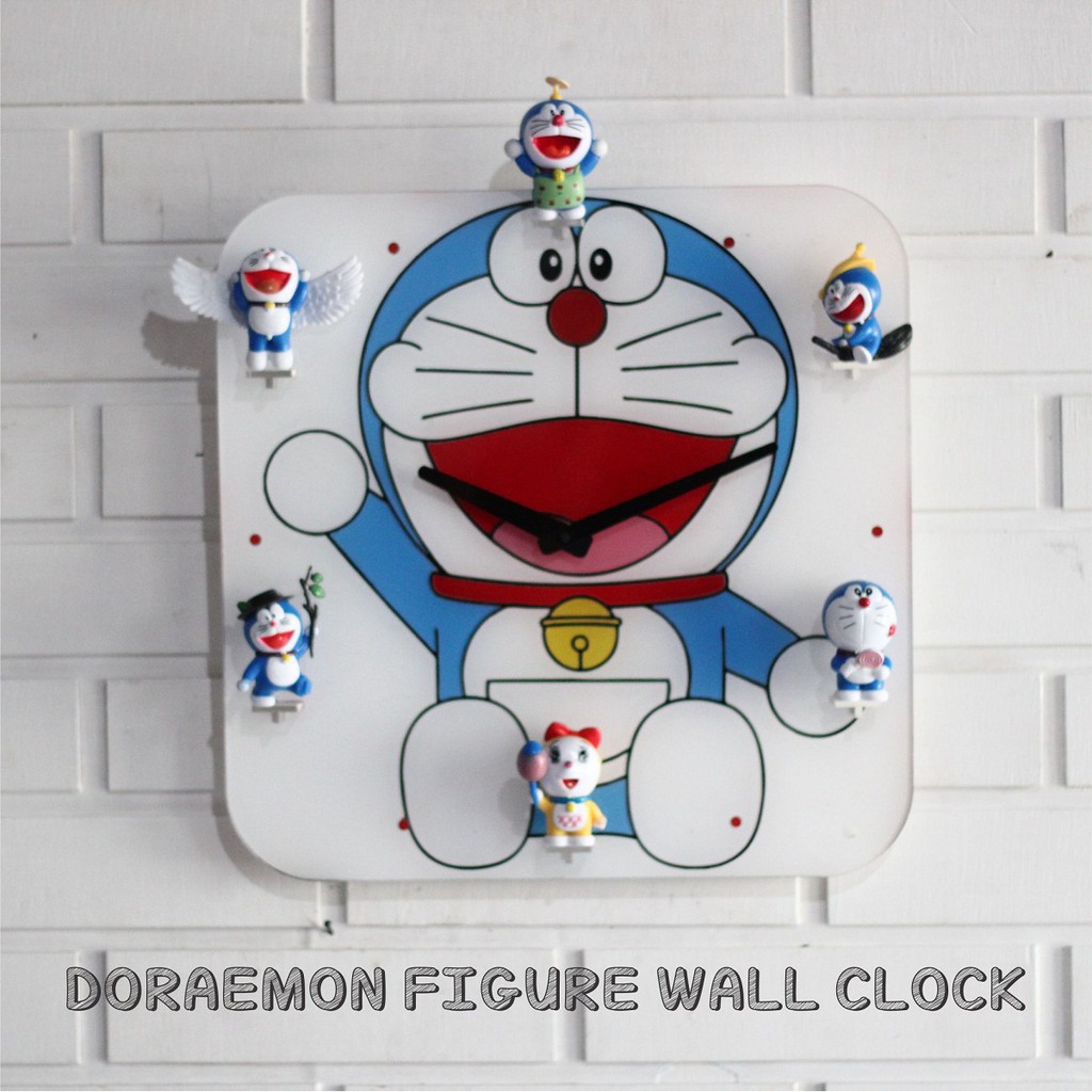 Jual Jam Dinding Doraemon Figur Display The Everest Project Jam Dinding ...