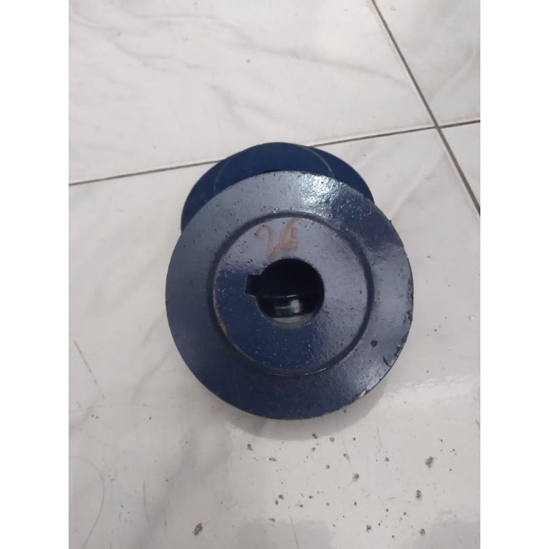Jual Pulley/pully/puli besi B1 4inch diameter as 26mm | Shopee Indonesia
