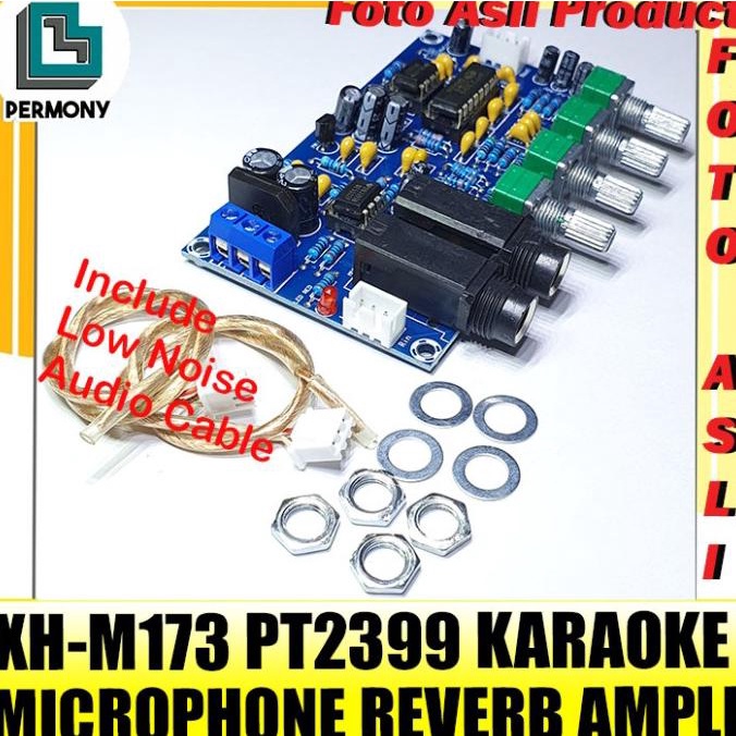 Jual Promo Xh-M173 Pt2399 Mic Karaoke Microphone Echo Audio Reverb ...