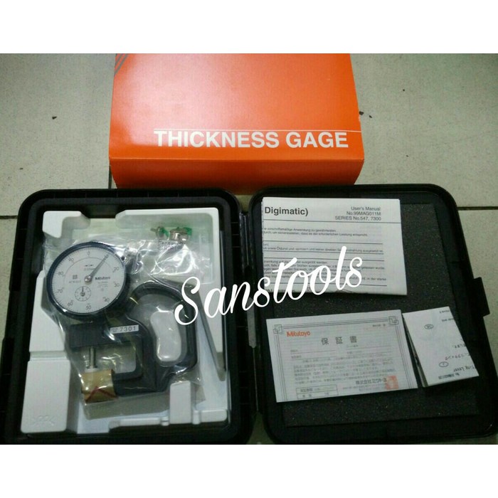 Jual MITUTOYO 7301 DIAL THICKNESS GAUGE 0-10mm JAPAN | Shopee Indonesia