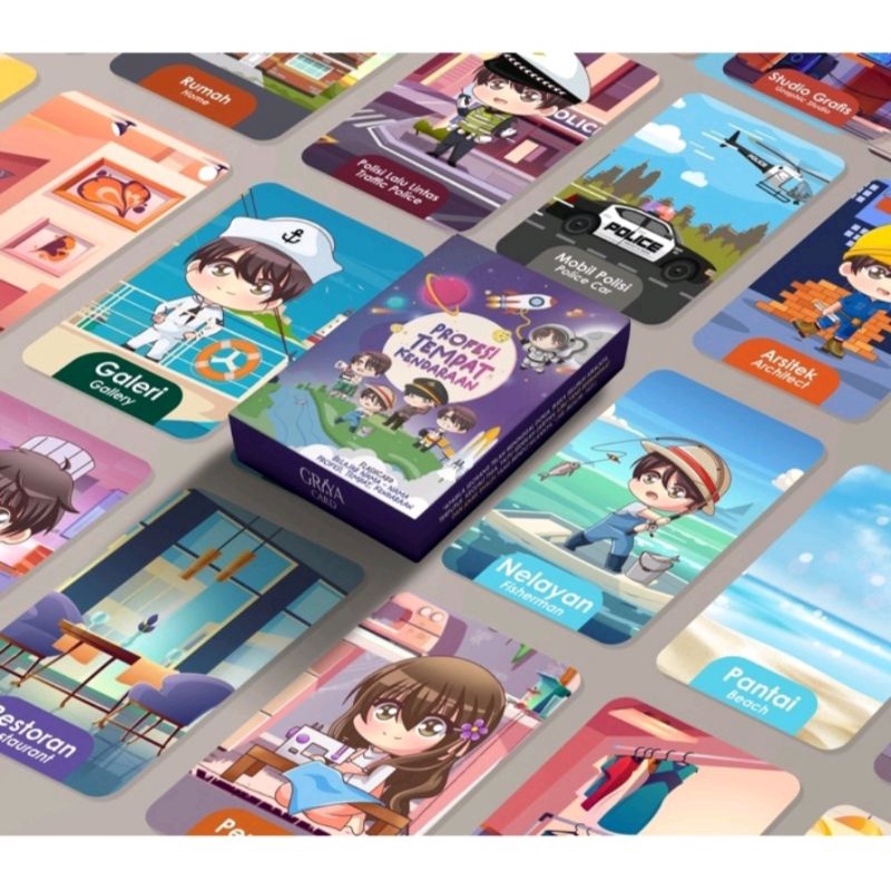 Jual flashcard doa, wudhu dan sholat, asmaul husna, warna dan bentuk ...