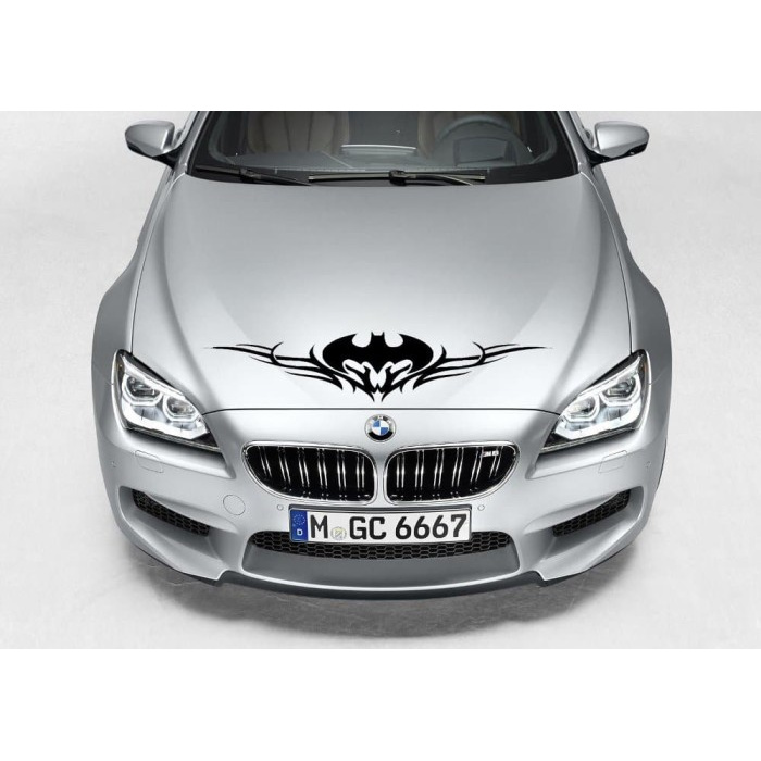 Jual sticker stiker kap mobil batman tribal Keren | Shopee Indonesia