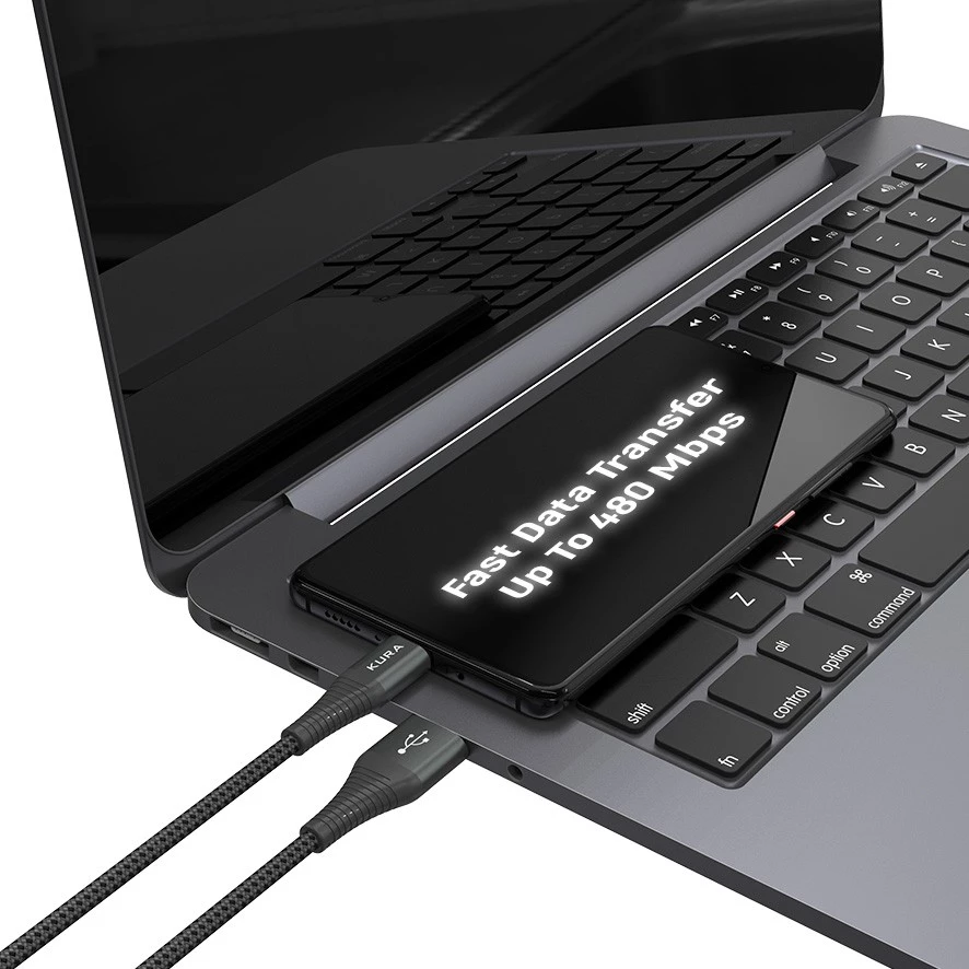 KURA Prime Cable - Kabel Data USB Type C 5A VOOC
