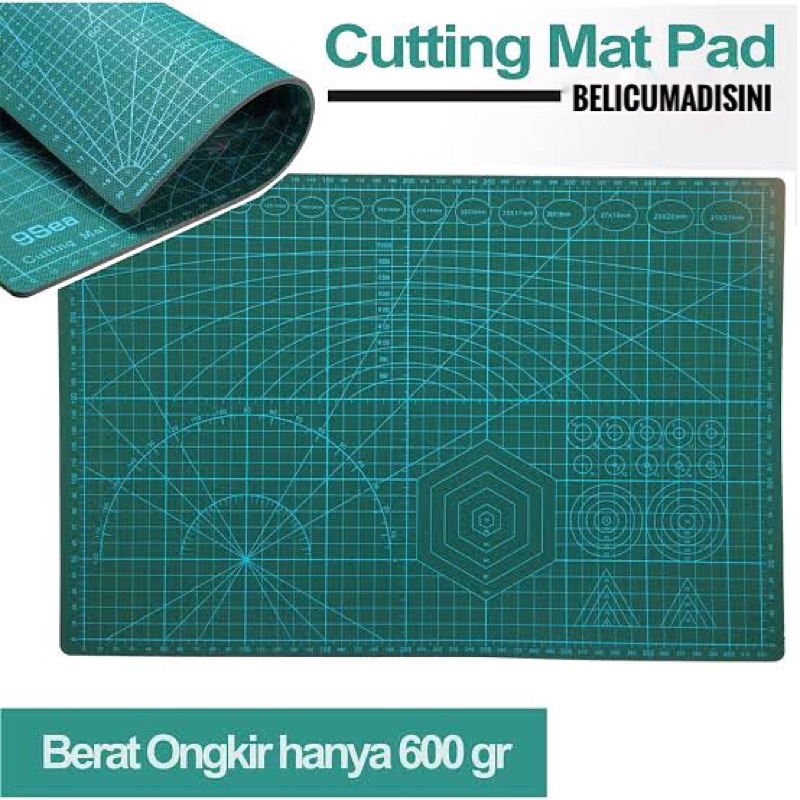 Jual A3 PVC Cutting Mat Cutting Pad Board Double-sided DIY Tool Cutting