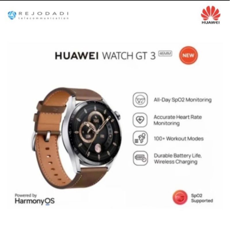 Jual HUAWEI Watch GT3 [46mm] Classic Edition Garansi Resmi