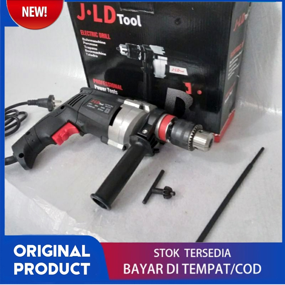 Jual Mesin Bor Listrik Mm Impact Drill Alat Bor Tembok Beton Besi Murah By Jld Hujia Shopee