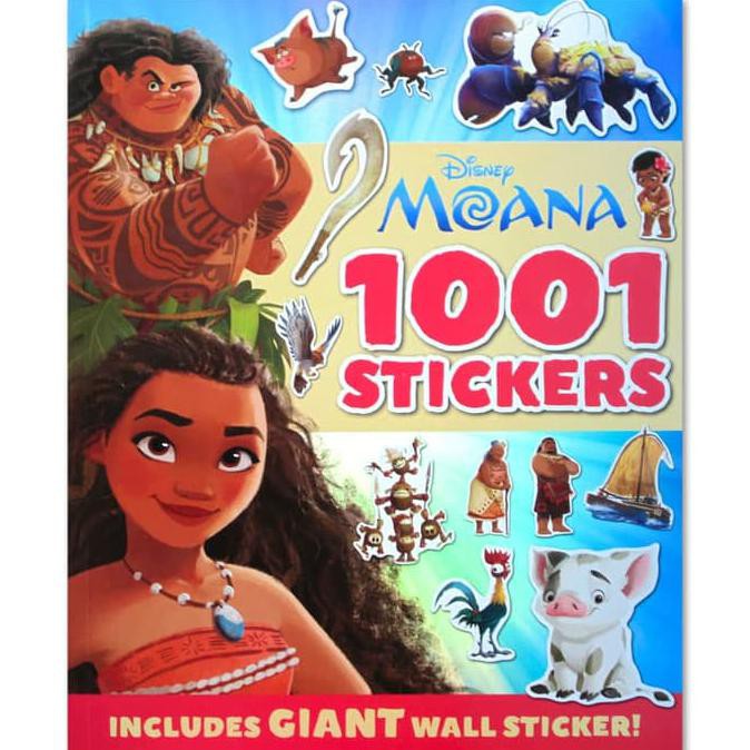 Jual Disney Moana 1001 Stickers (Includes Giant Wall Sticker!) | Shopee ...