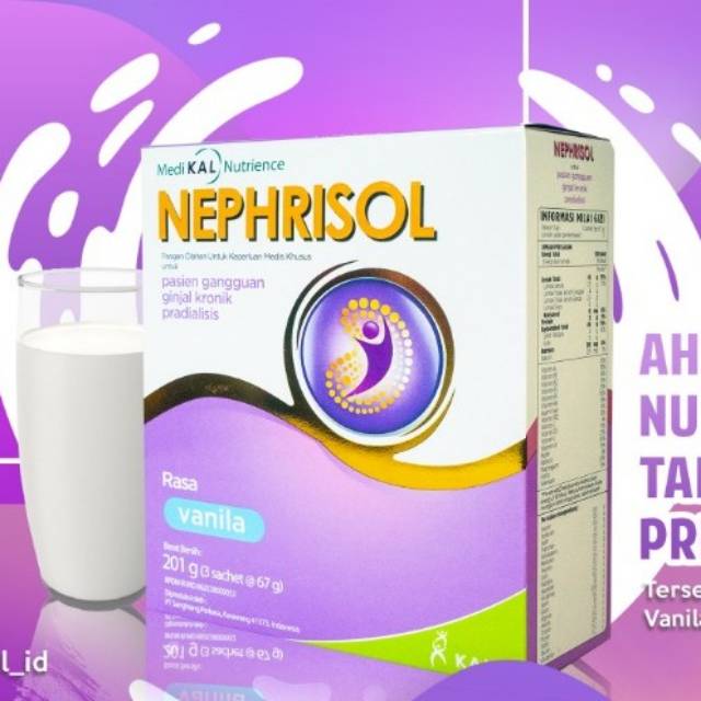 Jual NEPHRISOL nutrisi spesifik untuk pasien dengan gangguan ginjal di ...