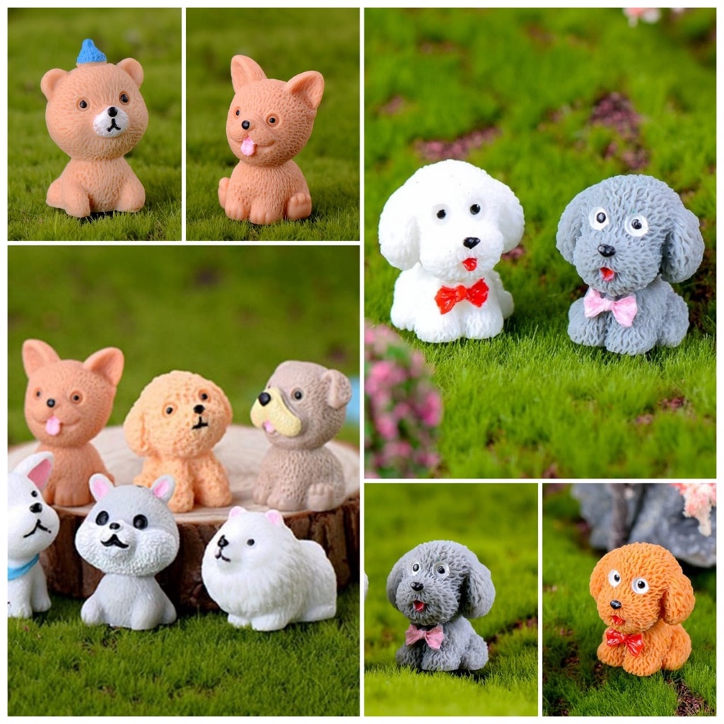 Jual Miniatur Boneka Anjing Club Shopee Indonesia