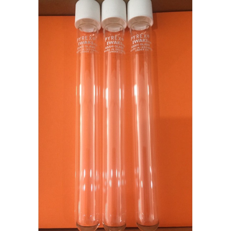 Jual Tabung Reaksi Pyrex Test Tube Iwaki Tutup Ulir X Shopee