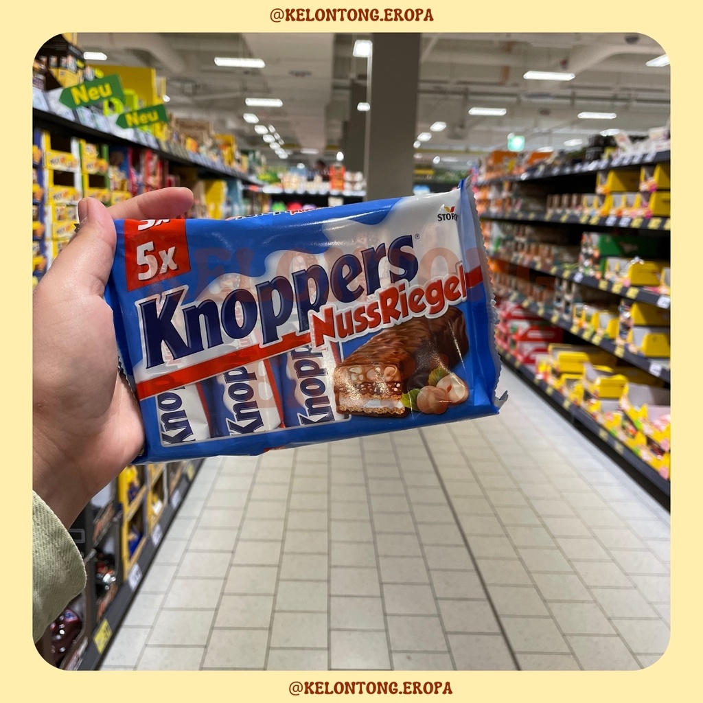 Jual [READY STOCK]Knoppers Riegel (Dark, Ori, Kacang, Kokos) | Shopee ...
