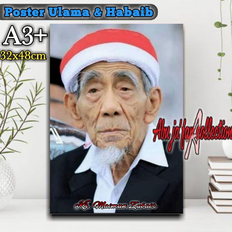 Jual POSTER KH MAIMUN ZUBAIR|POSTER ULAMA DAN HABAIB|POSTER HIASAN ...