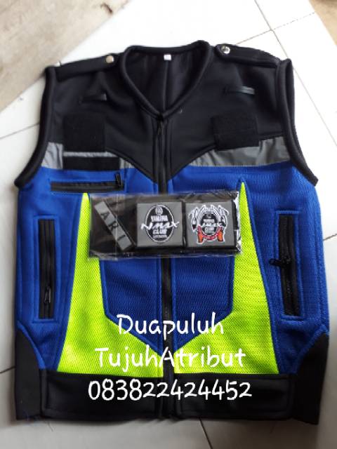 Jual Rompi Club Motor Biru Kombinasi Hijau Fullshet - Duapuluh Tujuh ...