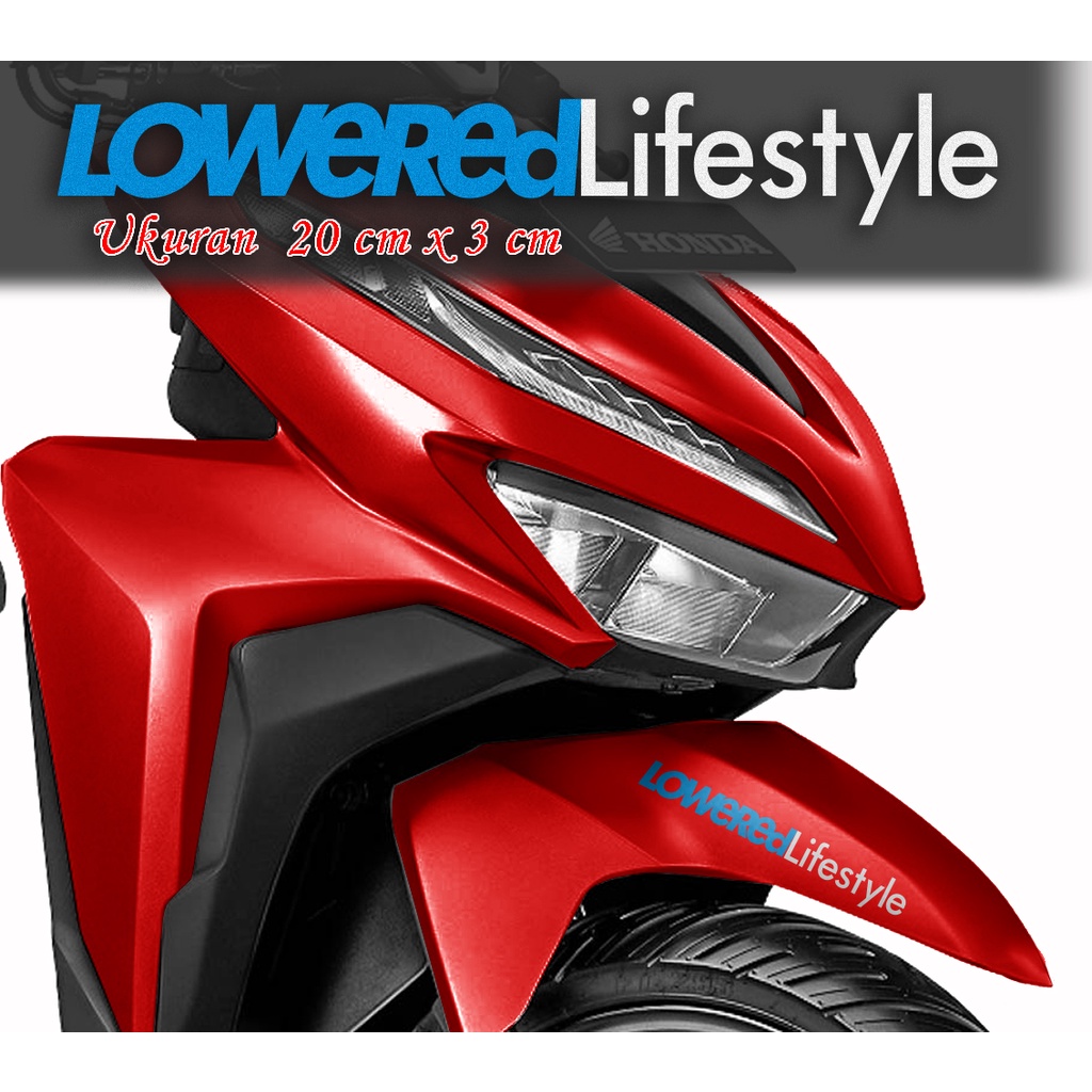 Jual sticker LOWERED LIFESTYLE stiker LOWERED LIFE STYLE 20 CM | Shopee ...