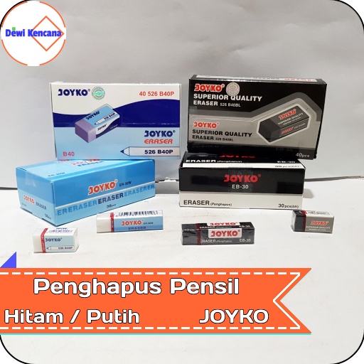 Jual Penghapus Pensil Penghapus Pensil Joyko Ukuran Kecil Dan Panjang