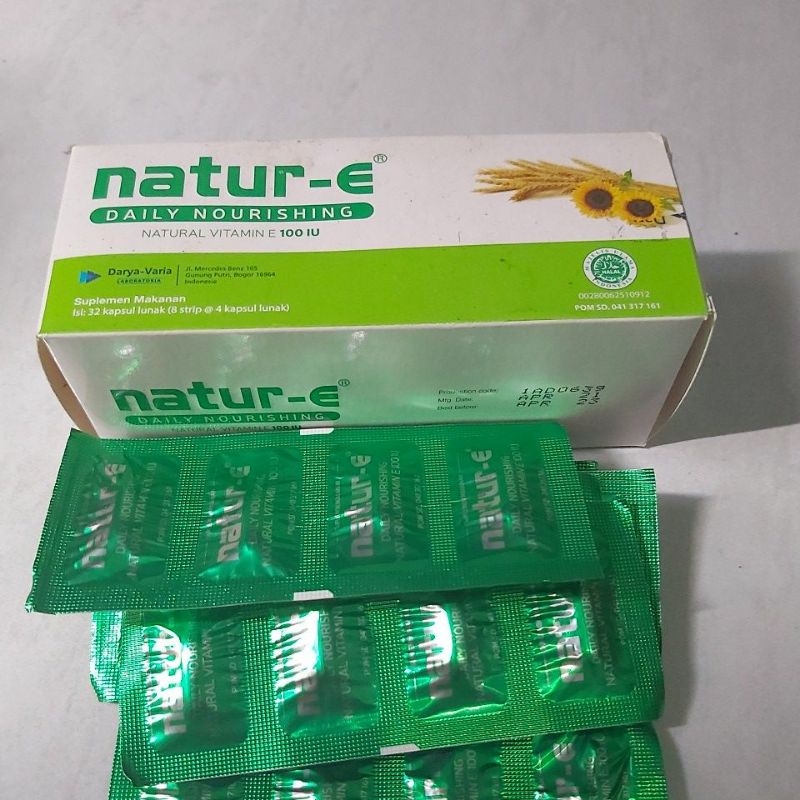 Jual Natur-e VITAMIN E Strip (isi 4 Kapsul) | Shopee Indonesia