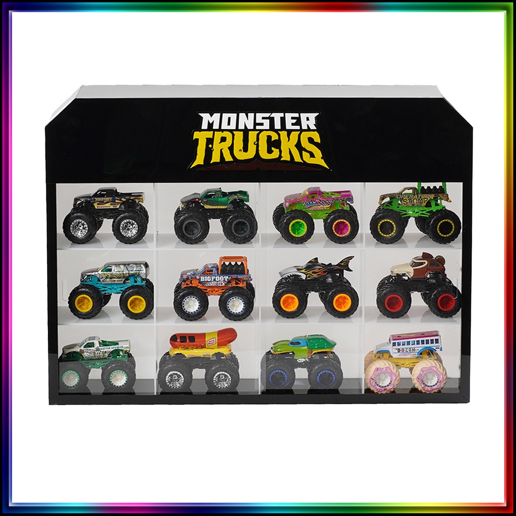 Jual Rak Monster Truck Akrilik Standard Edition Isi 12 With Header ...
