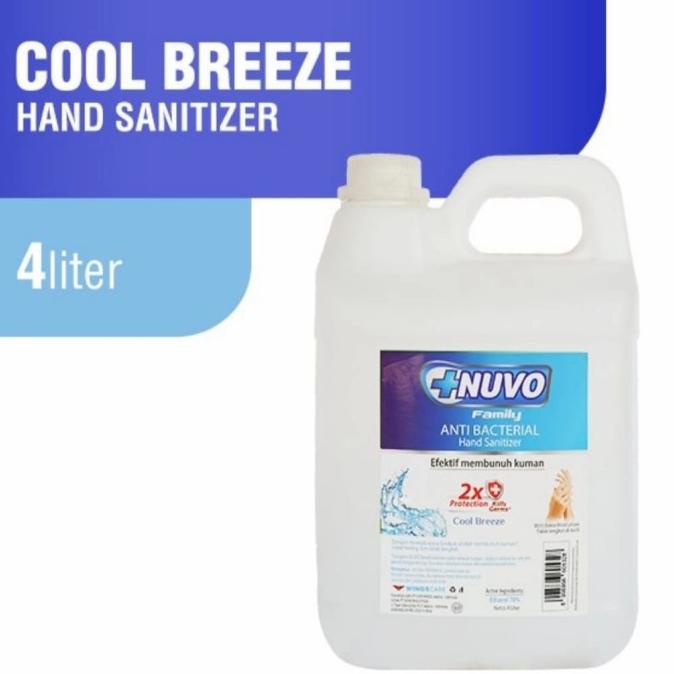Jual Nuvo Hand Sanitizer Jerigen 4Liter (Refill) Shopee Indonesia