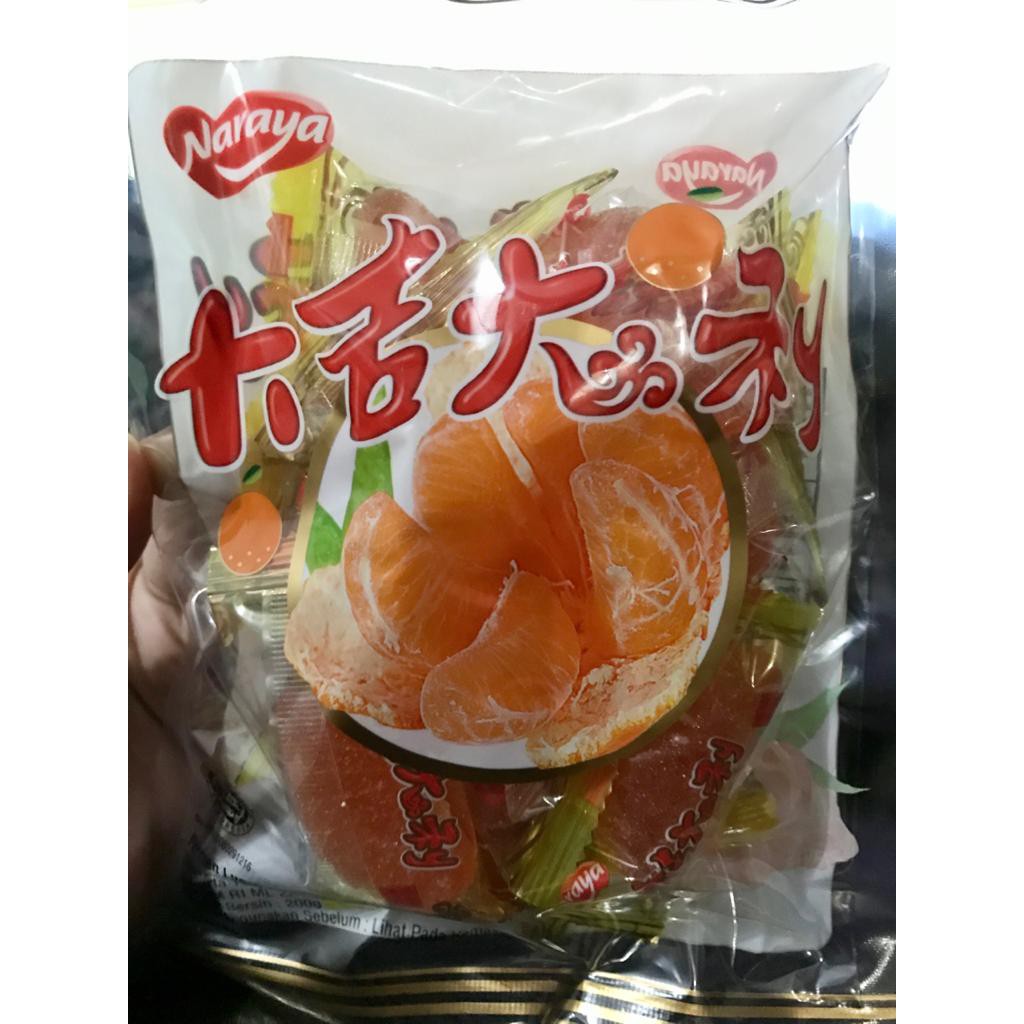 Jual Naraya Permen Lunak Rasa Jeruk 200gr | Shopee Indonesia