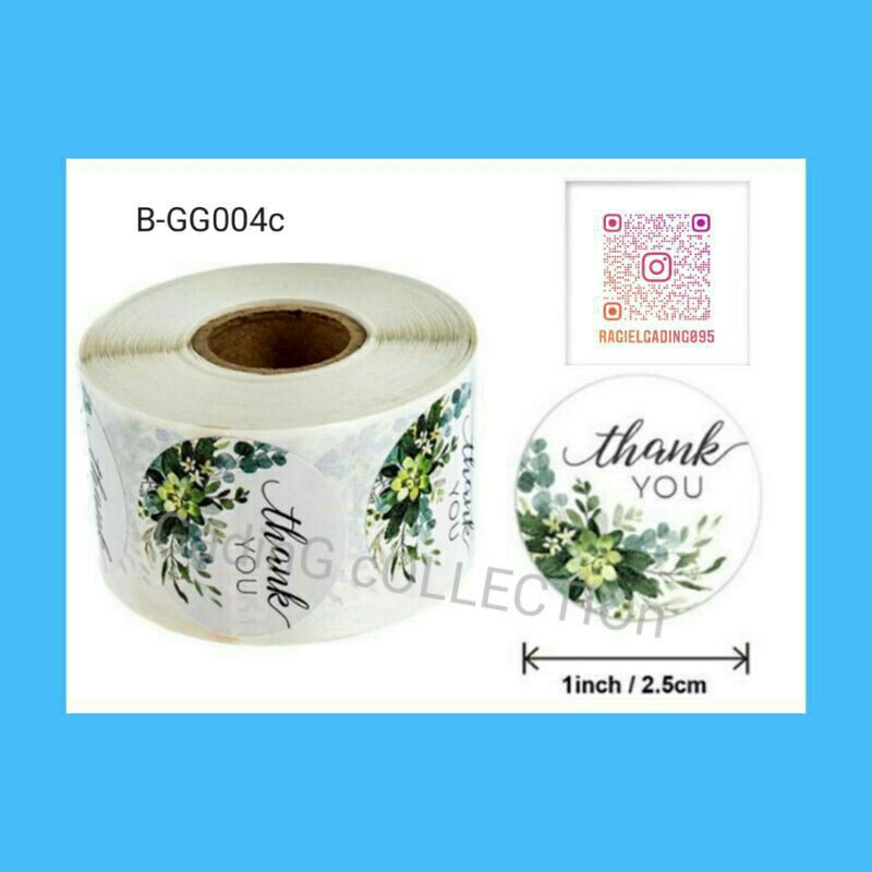 Jual Stiker Label Tulisan Thank You For Your Order | Shopee Indonesia