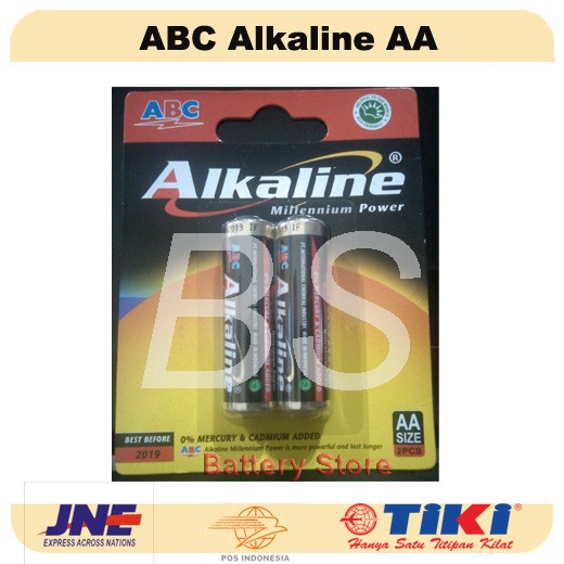 Jual Baterai ABC Alkaline AA / A2 - 2 Pcs! | Shopee Indonesia