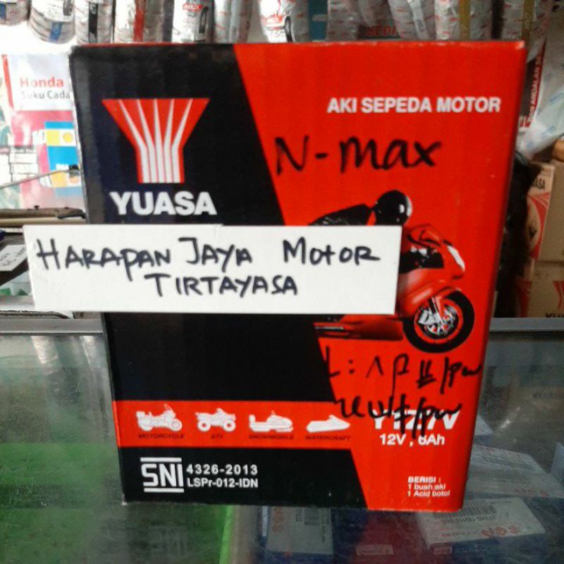 Jual Aki kering Nmax Yuasa YTZ7V | Shopee Indonesia