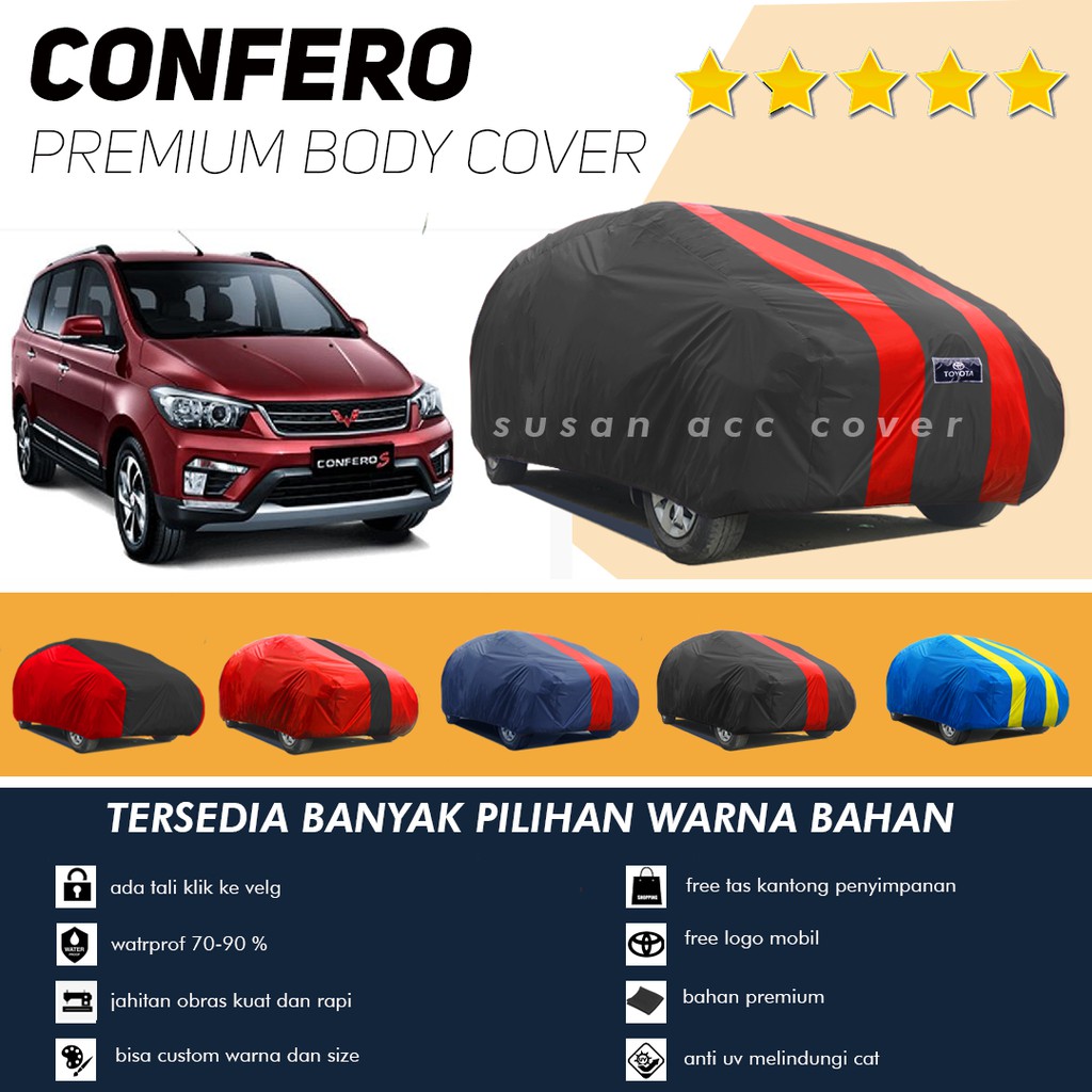 Promo Sarung Mobil SUZUKI CELERIO Full KUNING Body Cover Celerio PREMIUM -  Jakarta Timur - Caraka Shop