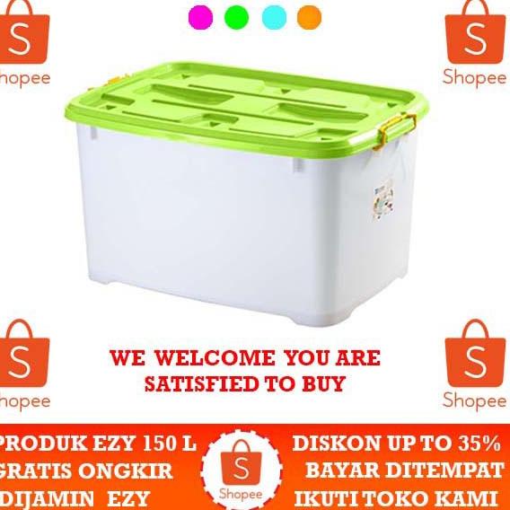 Jual EZY CONTAINER BOX CB 150 LITER KOTAK PENYIMPANAN WADAH PLIK DENGAN ...