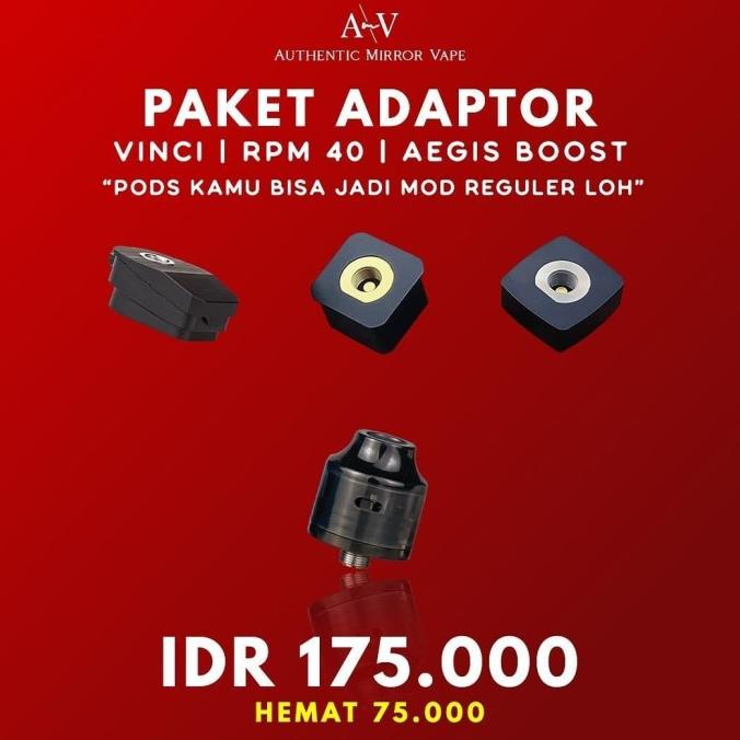 Jual Paket Hemat Adaptor Vinci - Rpm 40 - Aegis Boost | Shopee Indonesia