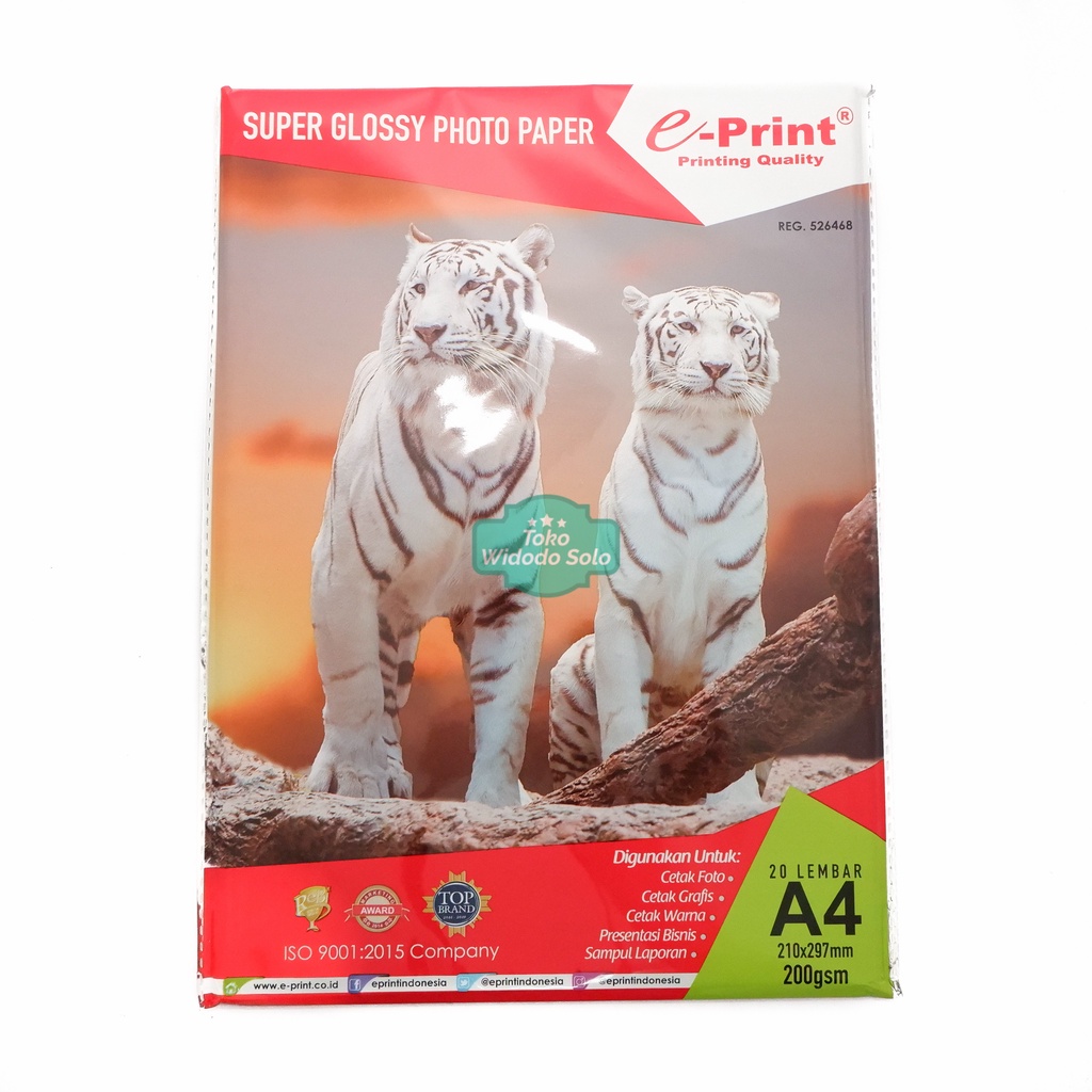 Jual Kertas Foto ePrint A4 Putih Printer Paper Super Glossy Photo Paper