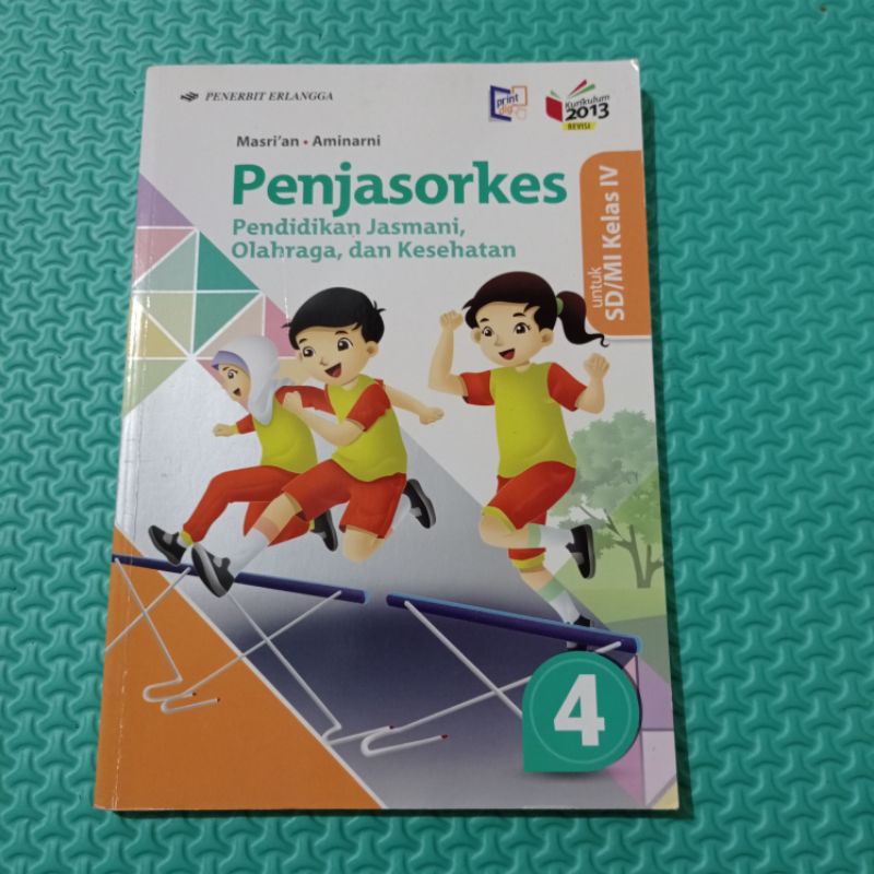 Jual buku bekas PENJASORKES KELAS 1/2/3/4/5/6 SD ERLANGGA BEKAS ...