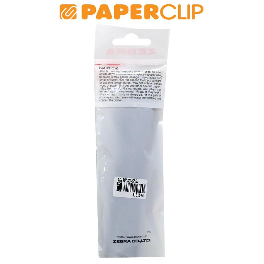 BALLPOINT ZEBRA PICKNOCK 07 ISI 3 BLACK (3)