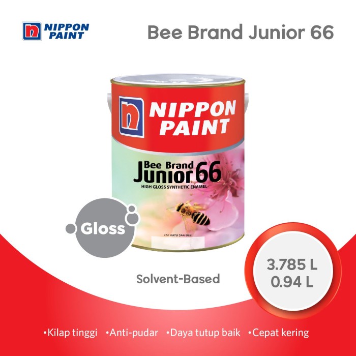 Jual Nippon Paint - Bee Brand Junior 66 -0,94L- Cat Kayu Dan Besi ...