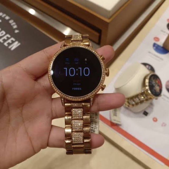 Jam tangan fossil outlet wanita smartwatch