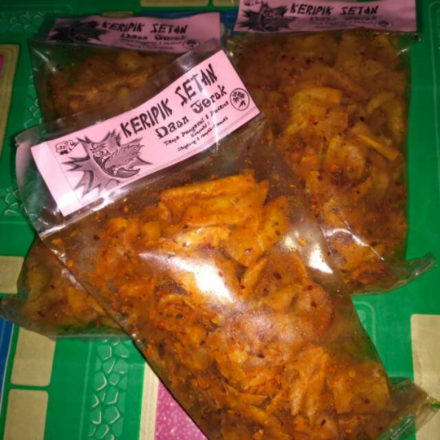 Jual Keripik Setan Daun Jeruk Shopee Indonesia