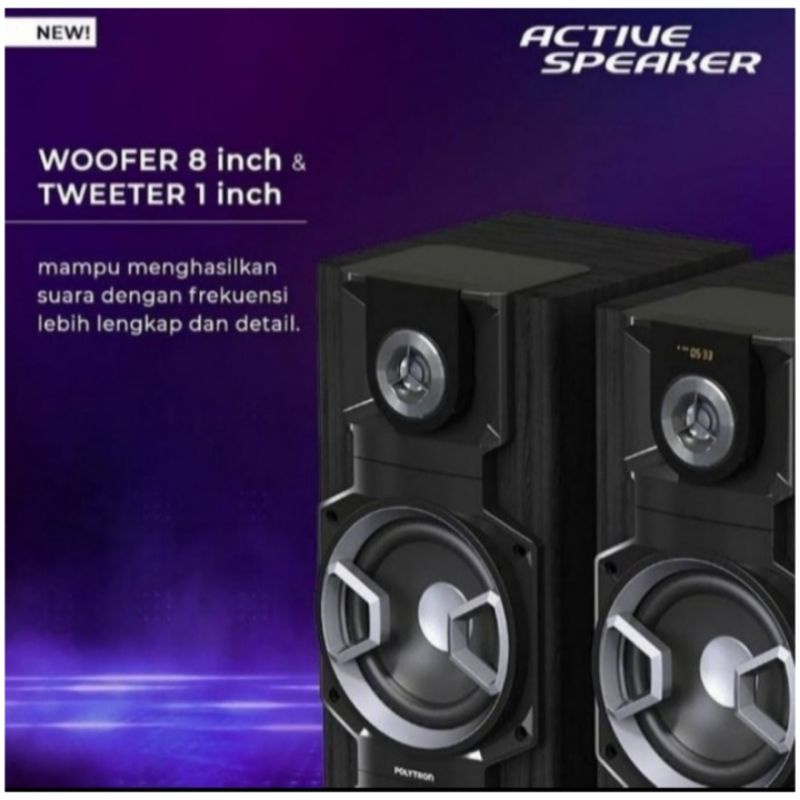 Jual SPEAKER AKTIF POLYTRON PAS 8E10 PAS8E10 NEW | Shopee Indonesia